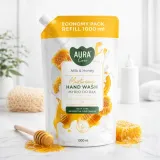 mydlo-do-rak-uzupelniajace-aura-care-ahw-002-006-z-mlekiem-i-miodem-1000ml-stan-opakowania-oryginalne