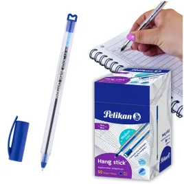 pelikan-hang-stick-dlugopis-niebieski-szkola-szybkie-notatki-biuro-50szt