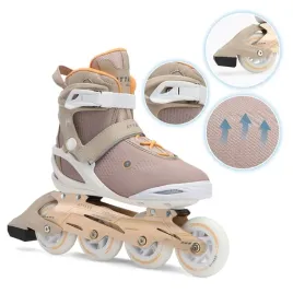 rolki-attabo-luna-fitness-bezowy-38-abec-7-aluminiowa-szyna-wytrzymalosc