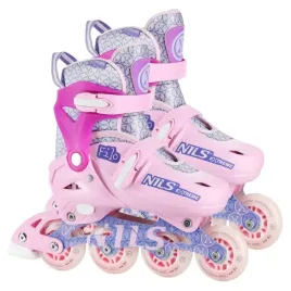 rolki-regulowane-lyzworolki-rekreacyjne-dzieciece-rozowe-nils-extreme