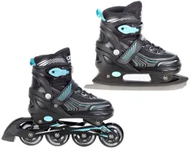 rolki-lyzwy-figurowe-2w1-regulowane-croxer-optima-black-mint-39-42