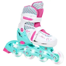 rolki-regulowane-raven-loret-mint-30-33-kolka-led