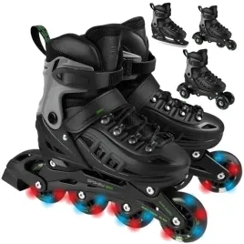 spokey-4w1-lyzworolki-lyzwy-hokejowe-dzieciece-regulowane-kolka-led