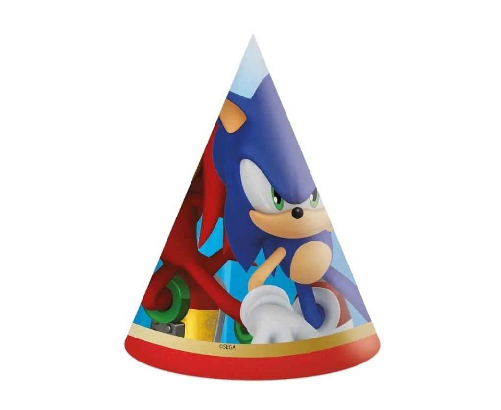 czapeczki-papierowe-sonic-6szt