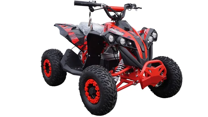 Mini Quad Elektryczny Bombardier 1000W 36V Ledy Wsteczny Bieg Piloty