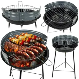 grill-weglowy-ogrodowy-rino-garden-gw-rh-o-chromowany-ruszt-okragly-stalowy