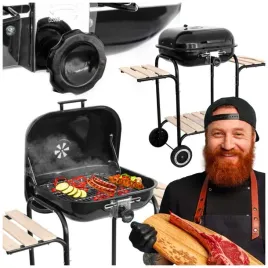 weglowy-grill-ogrodowy-z-pokrywa-polki-boczne-kola