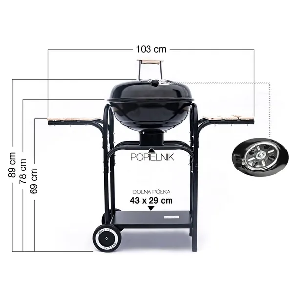 grill-weglowy-mirpol-43-x-43-cm-wysokosc-grilla-1-cm