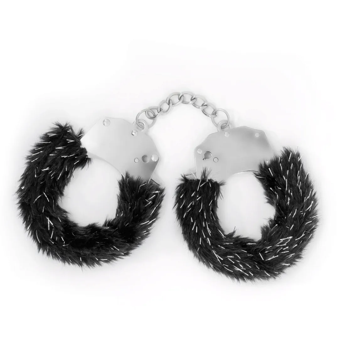 crushious-spangle-metal-cuffs-with-plush-black