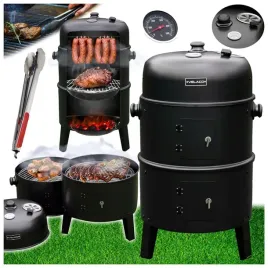 grill-ogrodowy-weglowy-wedzarnia-ogrodowa-z-termometrem-3w1-vl12-szczypce