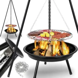 grill-ogrodowy-trojnog-wiszacy-palenisko-regulowany-na-lancuchu-ruszt-49cm