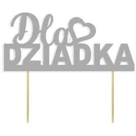 topper-papierowy-dla-dziadka-srebrny-pasek-16-cm