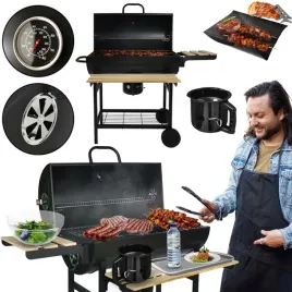 grill-weglowy-ogrodowy-2-ruszty-termometr-polki-8x-mata-teflonowa-bbq1008