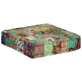 vidaxl-kwadratowy-puf-patchworkowy-bawelna-50x50x12-cm-zielony