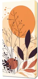 obraz-40x90cm-o-zachodzie-wieczorem