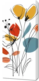 obraz-40x90cm-ogrod-przy-lecie