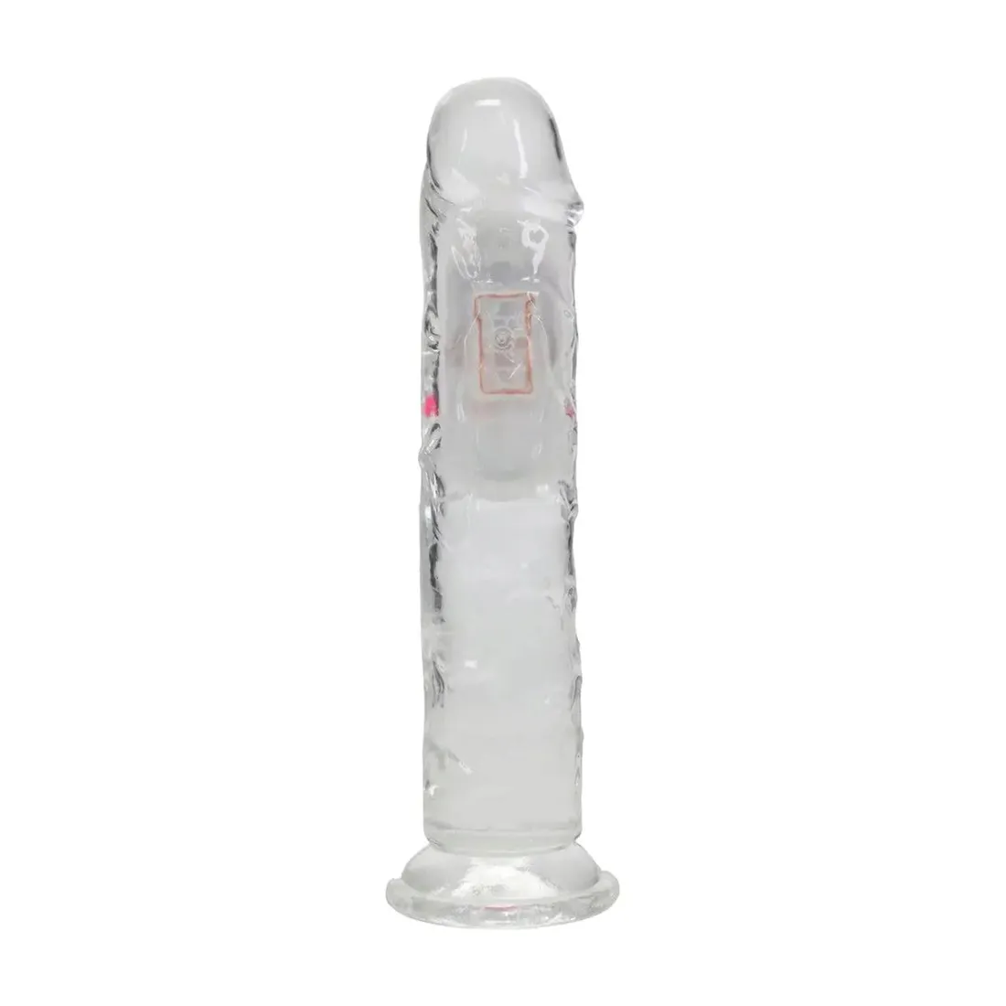 led-vibrating-straight-cock-18-cm-transparent