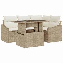 zestaw-sof-ogrodowych-5-elementowy-polirattan-bezowy-55-75x3x60-cm