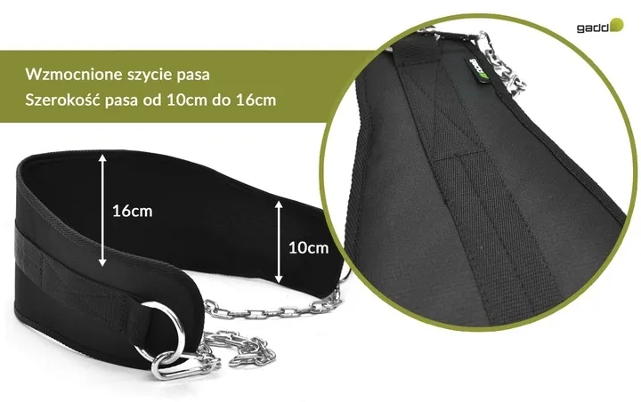 ergonomic-dip-belt-pas-obciazeniowy-stan-nowy