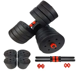 hantle-2x25kg-regulowane-bitumiczne-kompozytowe-zestaw-50kg-gryfy-ciezarki