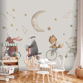 fototapeta-300x210-premium-subtelne-zwierzeta-wsrod-gwiazd-akwarela