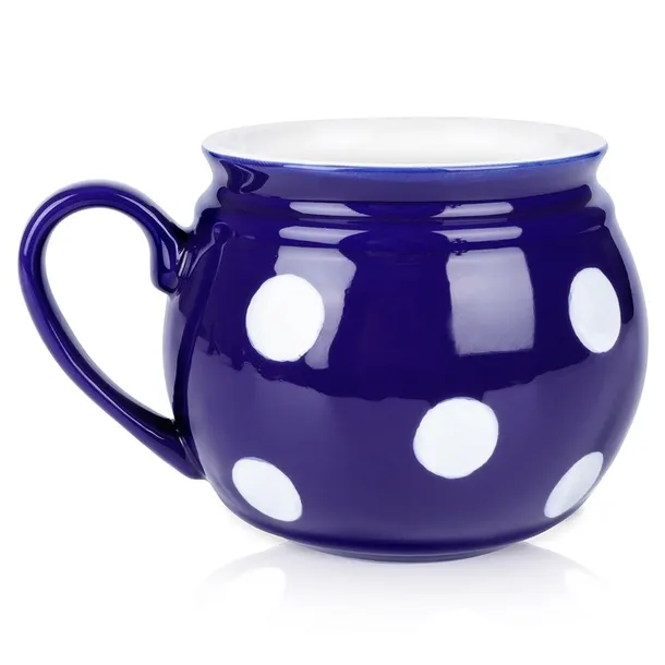 kubek-ceramiczny-niebieski-w-grochy-850-ml