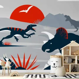 fototapeta-300x210-standard-ostatnie-dinozaury-z-czerwienia-abstrakcyj