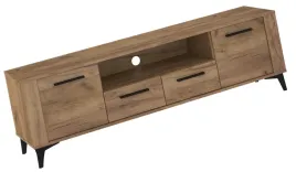 meble-miges-11-komoda-stolik-szafka-rtv-z-szufladami-dab-craft-zloty