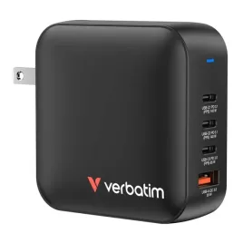 verbatim-mini-gan-charger-165w-uniwersalne-czarny-prad-przemienny-szybki