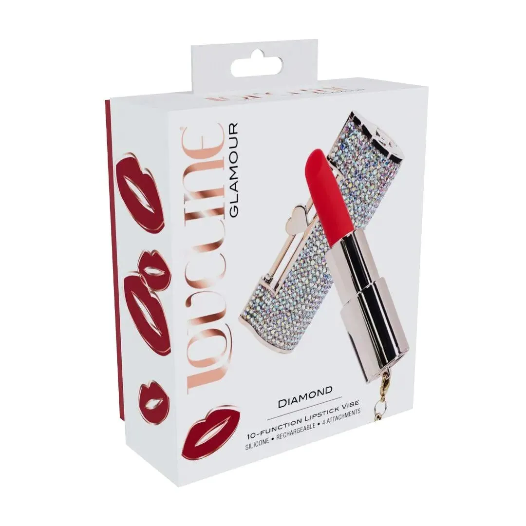 diamond-lipstick-vibrator-with-4-attachments-iridescent