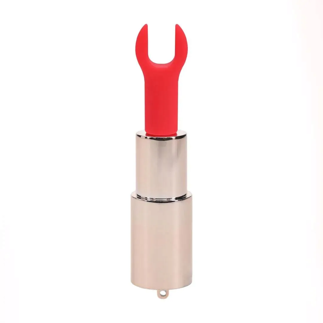 diamond-lipstick-vibrator-with-4-attachments-iridescent
