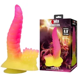 power-monsters-flamebeast-22-5-cm-rippled-monster-silicone-dildo
