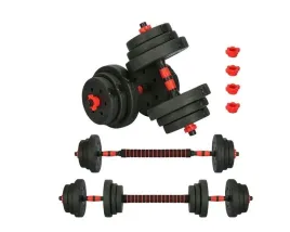 hantle-bitumiczne-2x10-kg-z-lacznikiem-zestaw-20-kg-sztanga