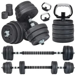 hantle-regulowane-bitumiczne-zestaw-hantli-sztanga-majestic-sport-2x10-kg