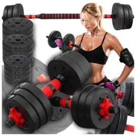 regulowane-hantle-bitumiczne-2-x-10kg-sztanga-gryf-hantelki-ciezarki-20kg