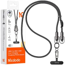 mcdodo-smycz-do-telefonu-na-szyje-wkladka-crossbody-czarna-kabel-usb-c-60w