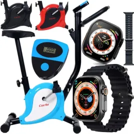 rower-treningowy-mechaniczny-fitness-poziomy-stacjonarny-smartwatch-gratis