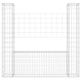 vidaxl-ogrodzenie-gabionowe-z-2-slupkami-zelazo-140x20x150-cm
