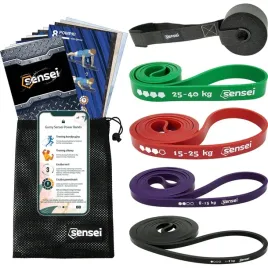 zestaw-4-gum-power-band-uchwyt-tasmy-do-cwiczen-oporowych-podciagania