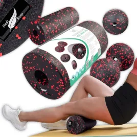 roller-zestaw-epp-piankowy-walek-pilka-duoball-do-masazu-4szt