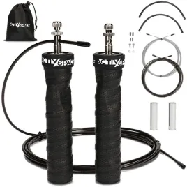 skakanka-bokserska-crossfit-z-obciazeniem-regulowana-z-lozyskami-wytrzymala