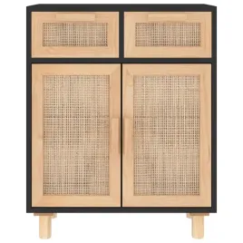 vidaxl-komoda-czarna-60x30x75-cm-lita-sosna-i-naturalny-rattan
