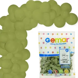 balony-pastel-zielone-gemar-5-100-szt