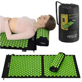 mata-zdrowotna-do-akupresury-z-kolcami-bezpieczny-masaz-zestaw-z-poduszka