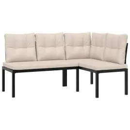 lawka-ogrodowa-3-czesciowa-czarna-118x63x78-cm-poduszki-taupe