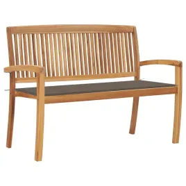 lawka-ogrodowa-tekowa-z-poduszka-1285x575x90-cm-taupe