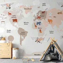 fototapeta-400x280-standard-mapa-swiata-w-bezowych-odcieniach-do-pokoju