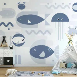 fototapeta-400x280-standard-minimalistyczny-ocean-geometryczne-rybki-i