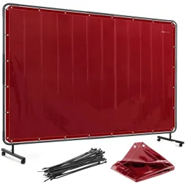 ekran-kurtyna-spawalnicza-ochronna-z-rama-na-kolkach-239-x-175-cm-czerwon