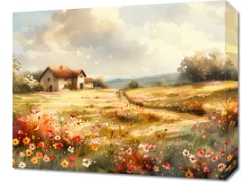 obraz-50x40cm-sielski-domek